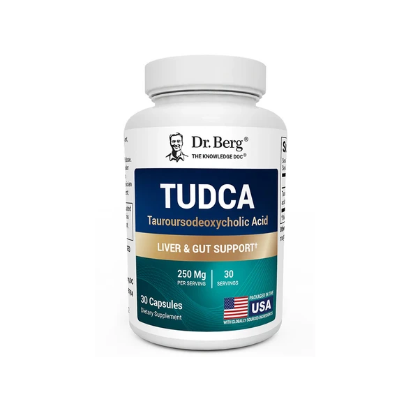 DR.BERG TUDCA 25 30 Vegetable Capsules ürün görseli 1