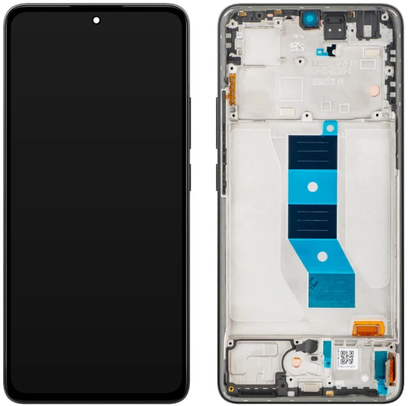 Xiaomi Pocophone Poco M7 Pro 5G Uyumlu Çıtalı Lcd Ekran Dokunmatik Siyah ürün görseli 1