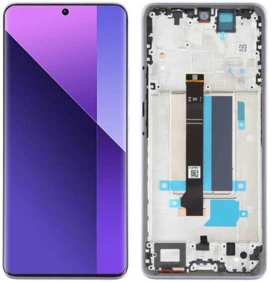 Xiaomi Redmi Note 13 Pro Plus 5G Uyumlu Çıtalı HK Lcd Ekran Dokunmatik Mor ürün görseli 1