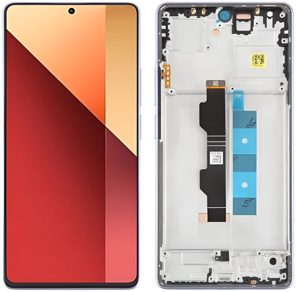 Xiaomi Redmi Note 13 Pro 4G Uyumlu Çıtalı Lcd Ekran Dokunmatik Mor ürün görseli 1