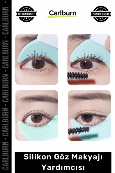 Özel Üretim Maskara Eyeliner Uygulama Aparatı Pratik Makyaj Aksesuarı Silikon Göz Makyajı Yardımcısı ürün görseli 1