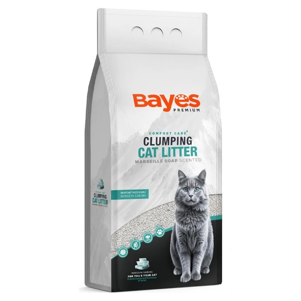 Bayes Bentonit Kedi Kumu Marsilya Sabunu 5 kg ürün görseli 1