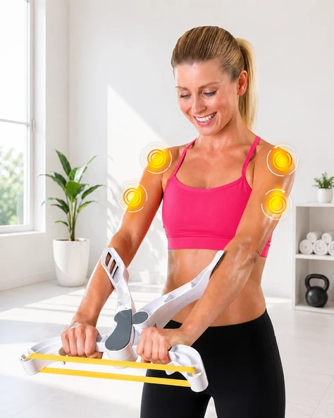 Taşınabilir Direnç Bantlı Ev Fitness Kol Güçlendirme Aleti ürün görseli 1