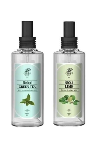 Rebul Green Tea Sprey Kolonya 125ml + Rebul Lime Sprey Kolonya 125 Ml ürün görseli 1