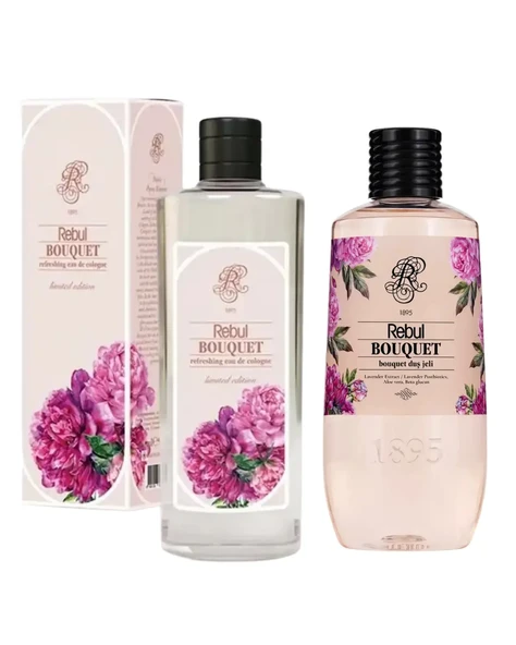 Rebul Bouquet Kolonya Edc 250 ML + Duş Jeli 500 ML 2'Li Set ürün görseli 1