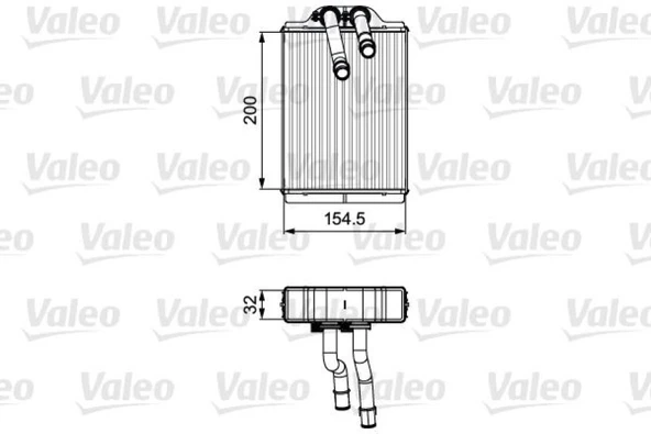 Mercedes Kalorıfer Radyatoru ML-Class W163 98>05 - Valeo 811551 ürün görseli 1