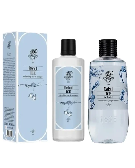 Rebul Ice Kolonya 250 ML + Rebul Duş Jeli 500 ML 2'li Set ürün görseli 1