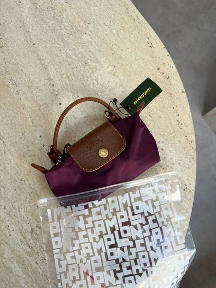 Long Champ Bordo Kol Çantası ürün görseli 1