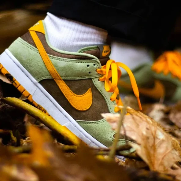 NIKE DUNK LOW DUSTY OLIVE - Resim 3