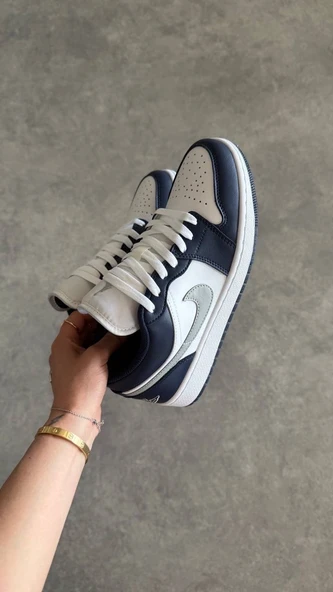 Nike Air Jordan low Mid Night - Resim 3
