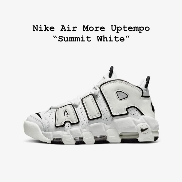 Nike Air More Uptempo  White - Resim 3