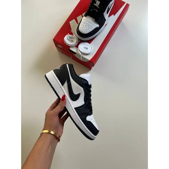 Nike Jordan Low Mis Panda Siyah Beyaz - Resim 2