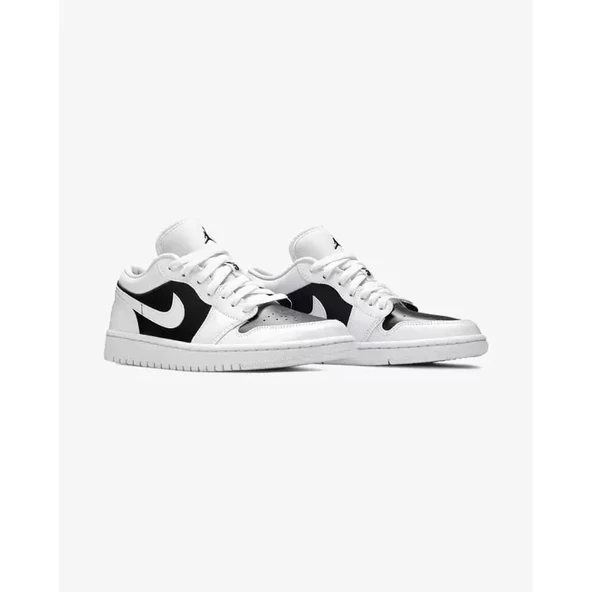 Nike Air Jordan 1 Low Panda White Black - Resim 3