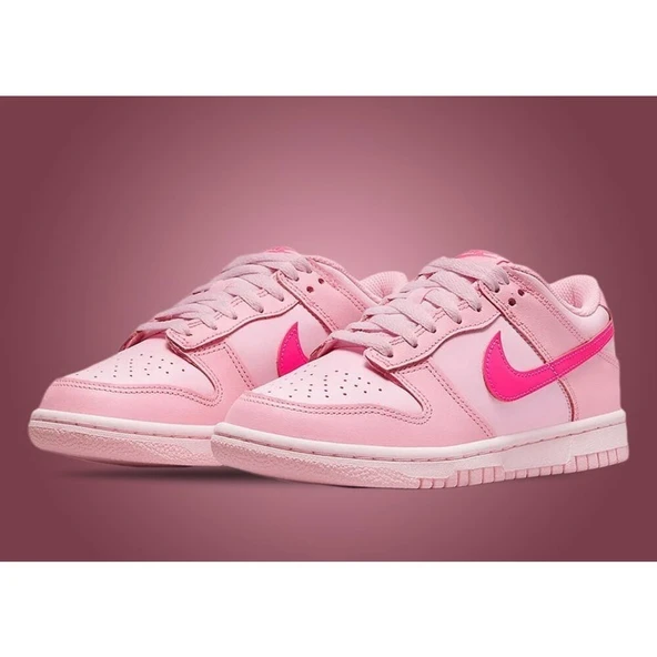 Nike SB Dunk Low Triple Pink - Resim 2