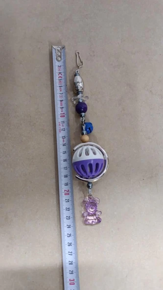 Netx Muhabbet Kuş Oyuncak Ay Halkalı Toplu 13x11cm Ayıcıklı Muhabbet ve Paraket için uygundur ürün görseli 1