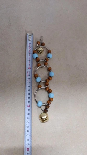 Netx  Muhabbet Kuş Oyuncak 3 halkalı 24x5 cm Muhabbet ve Paraket için uygundur ürün görseli 1