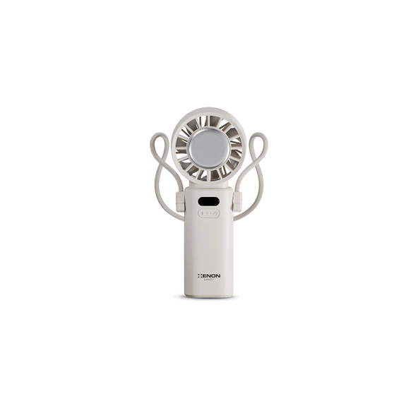 Xenon Smart Peltier Buz Soğutmalı El Vantilatörü 100 Kademe, 3600mAh, 8300 RPM, USB-C, Askılı (Beyaz-X6111) ürün görseli 1
