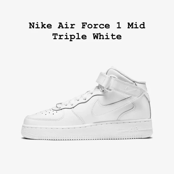 Nike Air Force Beyaz Bilekli - Resim 4