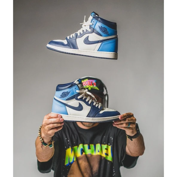 Air Jordan 1 Retro Blue - Resim 2