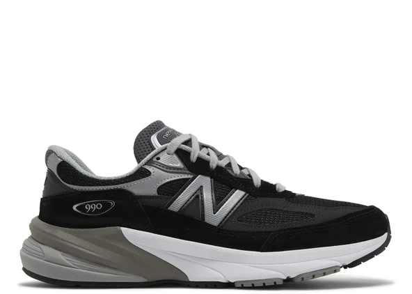 New Balance 990v6 MiUSA Black Grey White YENİ ürün görseli 1