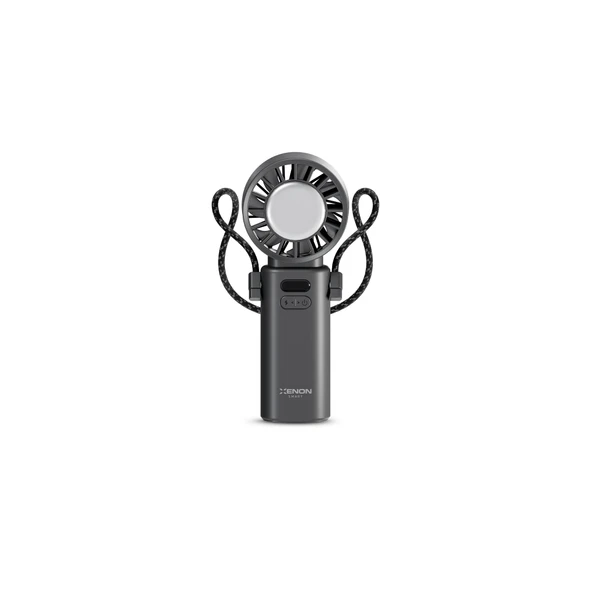 Xenon Smart Peltier Buz Soğutmalı El Vantilatörü  100 Kademe, 3600mAh, 8300 RPM, USB-C, Askılı (Gri-X6111) ürün görseli 1