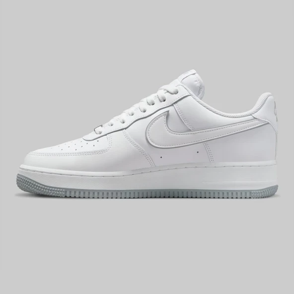 Nike Aır Force 1 Low GS White Wolf Grey - Resim 3