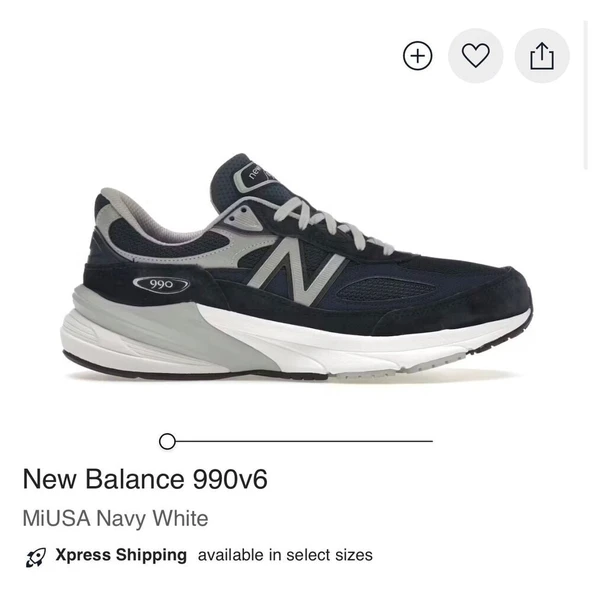 New Balance 990 v6 ürün görseli 1