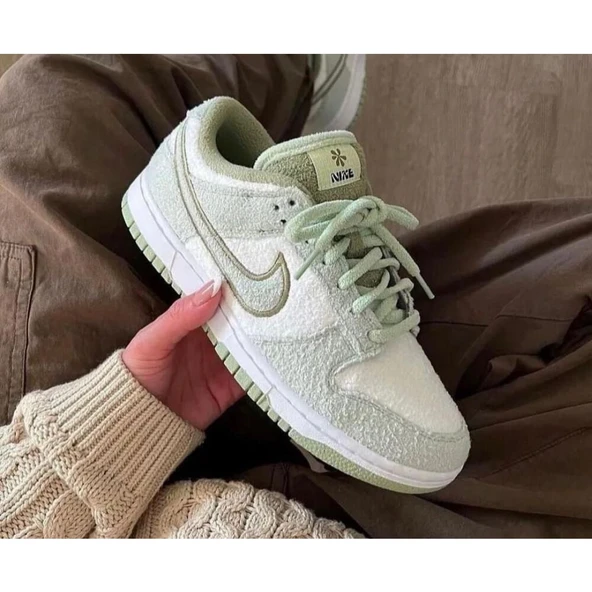 Nike Dunk Low Green Tüylü ürün görseli 1