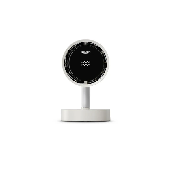 Xenon Smart Taşınabilir Masaüstü Fanı  100 Kademe, Otomatik Salınım, Dijital Ekran, 2000mAh, USB-C (X6114) ürün görseli 1