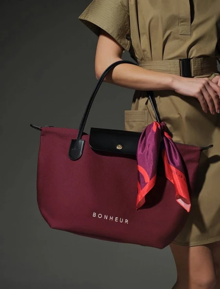BONHEUR THE B+BAG N° 7  Bordo ürün görseli 1