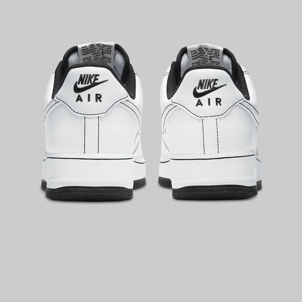 Nike Air Force 1 Low Stitch Black - Resim 4