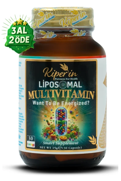 Lipozomal Multivitamin 13 Vitamin & 6 Mineral Cilt - Saç - Tırnak & Enerji | Akıllı Gıda Takviyesi ürün görseli 1