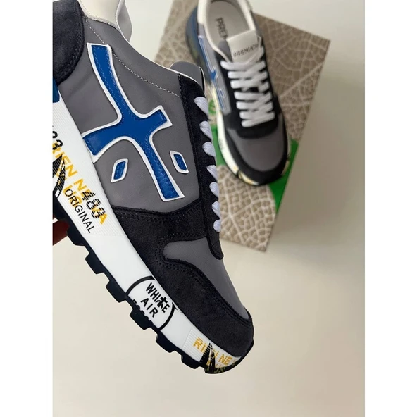 Premiata Grey & Dark Blue - Resim 2