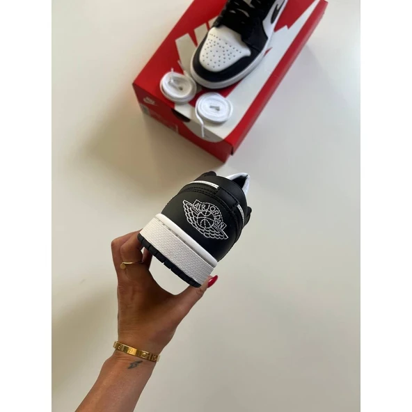 Nike Jordan Low Mis Panda Siyah Beyaz - Resim 4