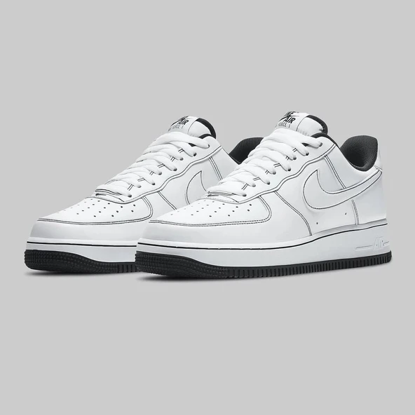 Nike Air Force Stitch “ Contrast Black “ - Resim 2