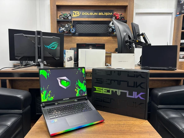 Monster Semruk S7 V9.2.3 i9-13950HX 64GB 2TB RTX4070 17" 240Hz Oyuncu Bilgisayarı (İKİNCİ EL) ürün görseli 1