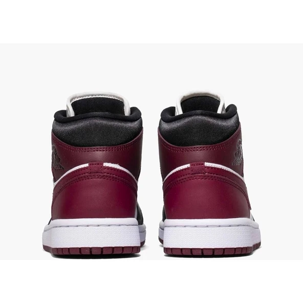 Nike Air Jordan 1 Mid Se Black Dark Beetroot (w - Resim 3