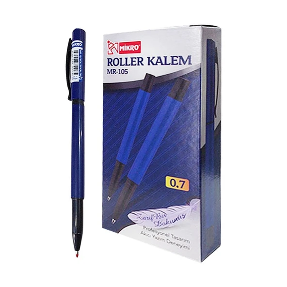 Mikro Roller Kalem Mavi 0.7 Mm Mr-105 (12 Li Paket) ürün görseli 1