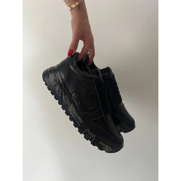 Premiata Black Parlak Deri ürün görseli 1