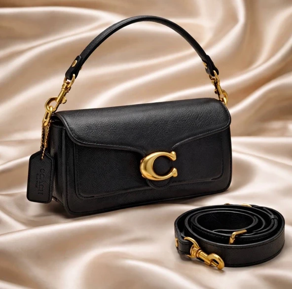 COACH TABBY SMALL SİYAH ÇANTA ürün görseli 1