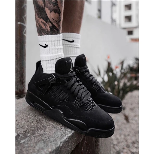 Air Jordan Retro 4 Black Cat - Resim 3