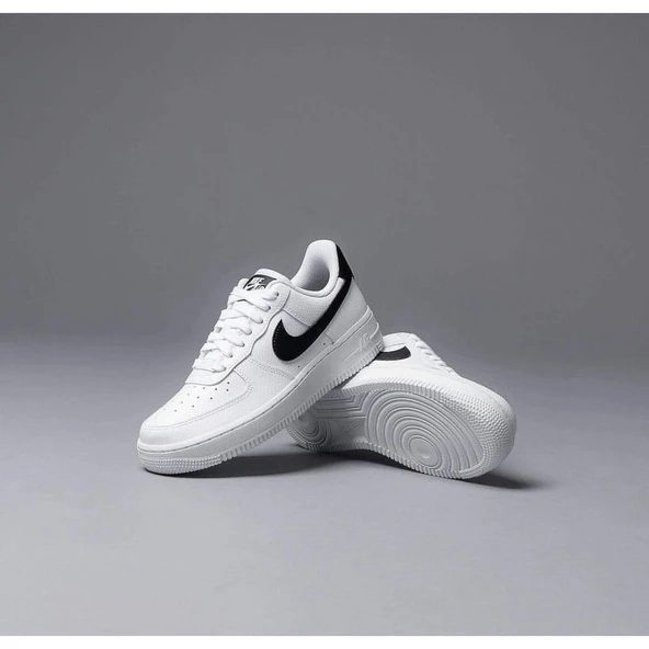 Nike Air Force Beyaz Siyah - Resim 4