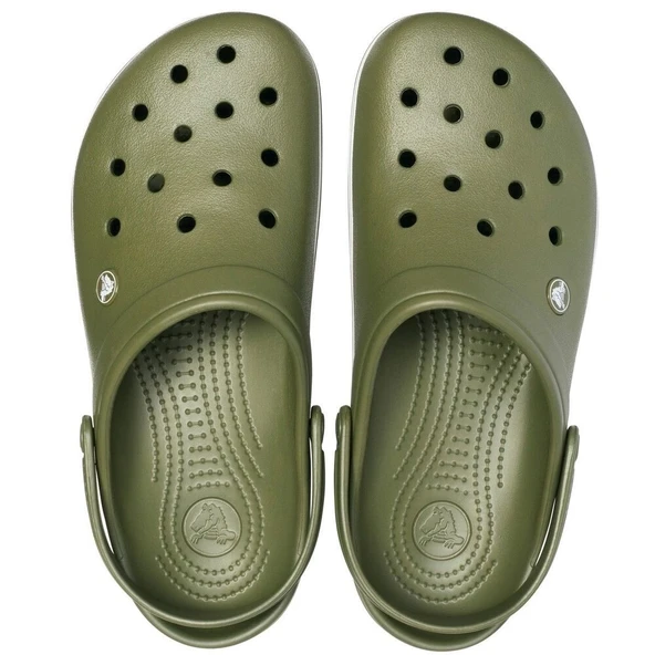 Crocs Crocband Army Green White - Resim 3