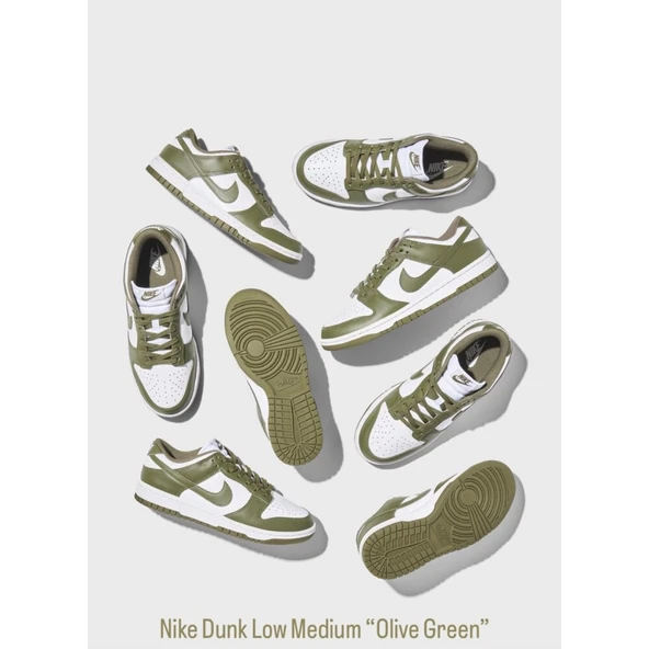 Nike SB Dunk Low Medium Olive - Resim 2