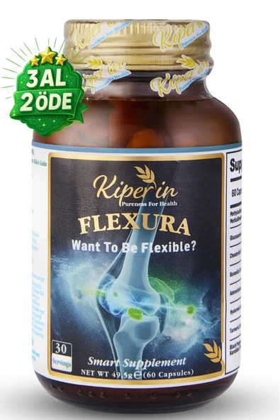 Kiperin Flexura | Eklem | Glukozamin, MSM, Kondroitin, Akgünlük, SAM-e, Hyaluronik Asit | 60 Kapsül ürün görseli 1