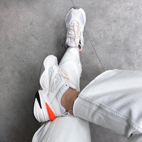 Nike m2k Tekno Beyaz Turuncu ürün görseli 1