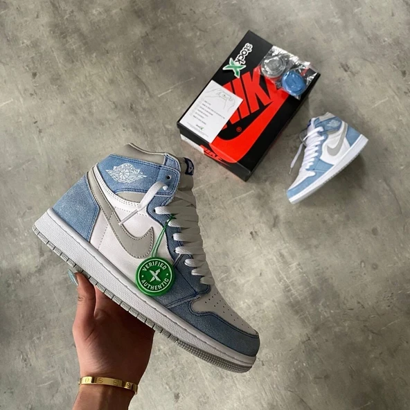 Nike Air Jordan 1 Retro High OG Hyper Royal - Resim 2