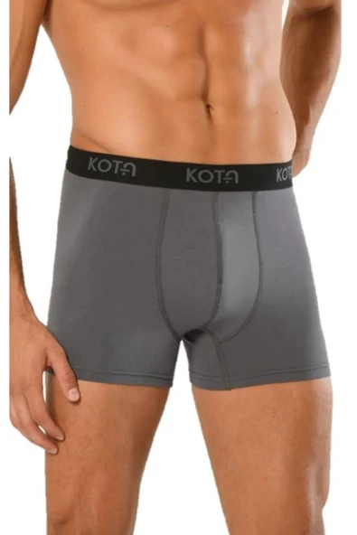 Arseno Erkek Modal Boxer Renk ve Desen Çeşitli Gri 6'lı Paket - Gri - ARSNOKOBTAH10N10-GRI ürün görseli 1