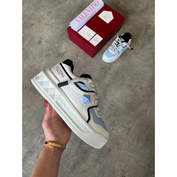 Valentino Yüksek Taban Blue VLTN - Resim 4