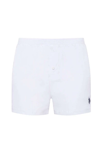 U.S. Polo Assn. Erkek Beyaz Uzun Paça Şort Boxer - Beyaz - ARSNO80R05N4J ürün görseli 1
